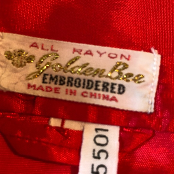 Elegant Red Women's Robe - Picture 5 of 5